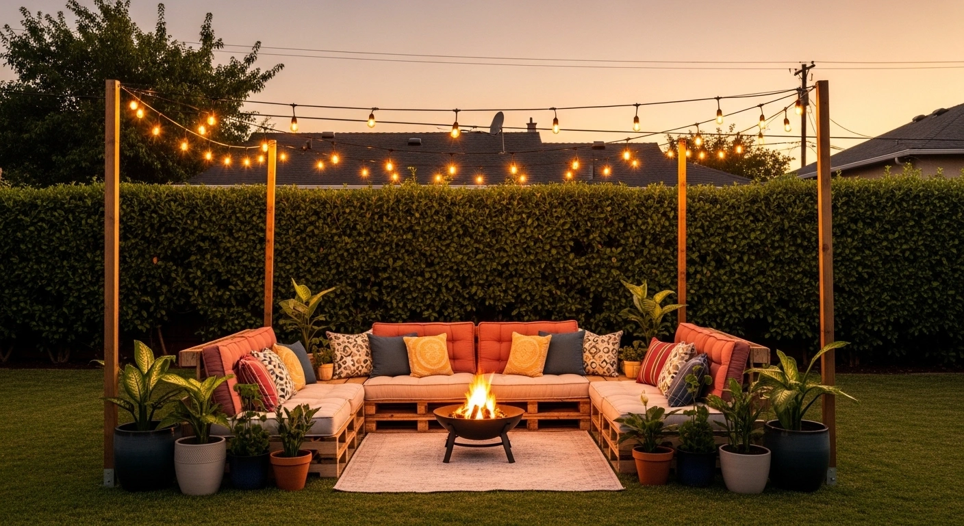 outdoor space on a budget