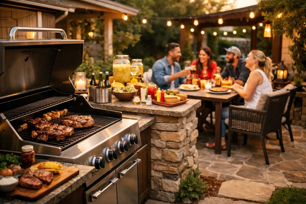 What Makes a Great BBQ Patio Backyard Setup?