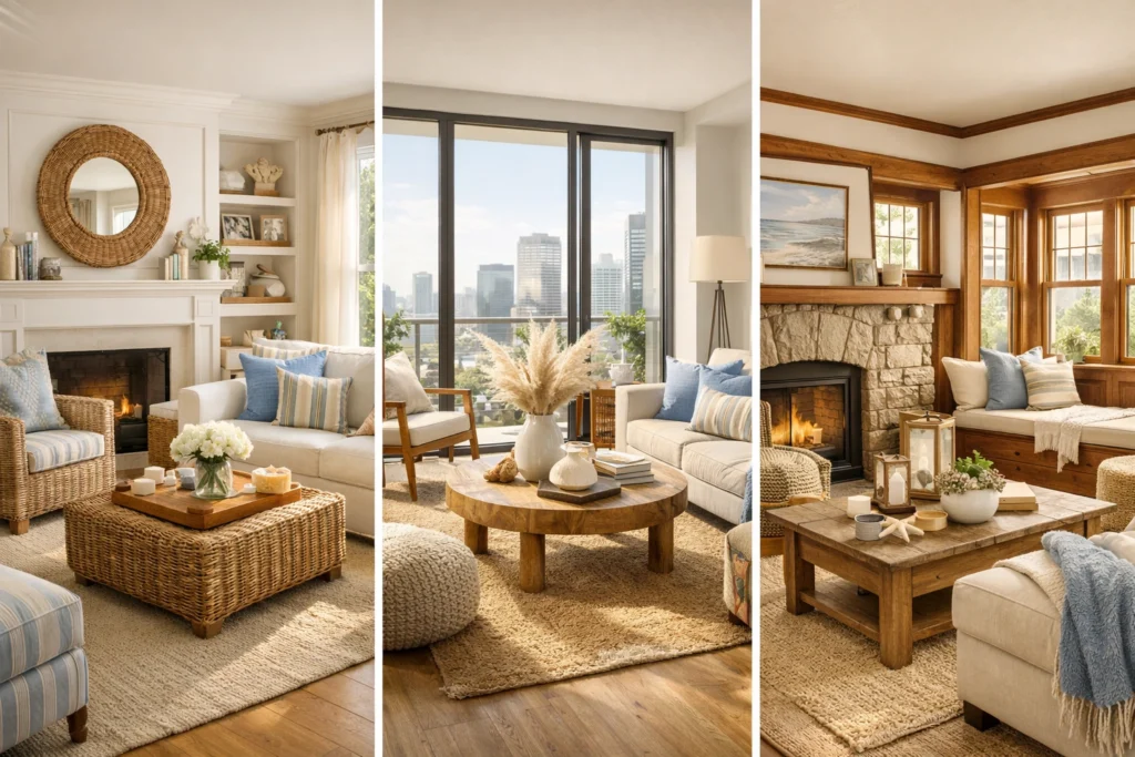 Why Coastal Summer Living Room Design Works for Every Home Style