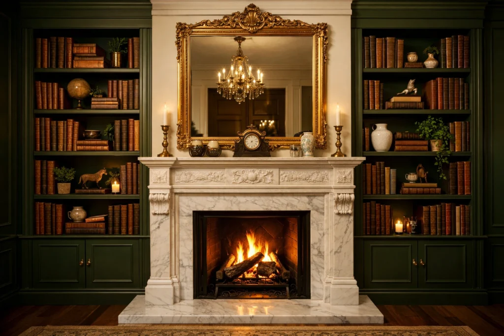 Best Fireplace and Built In Bookshelf Ideas for Your Parlor Remodel