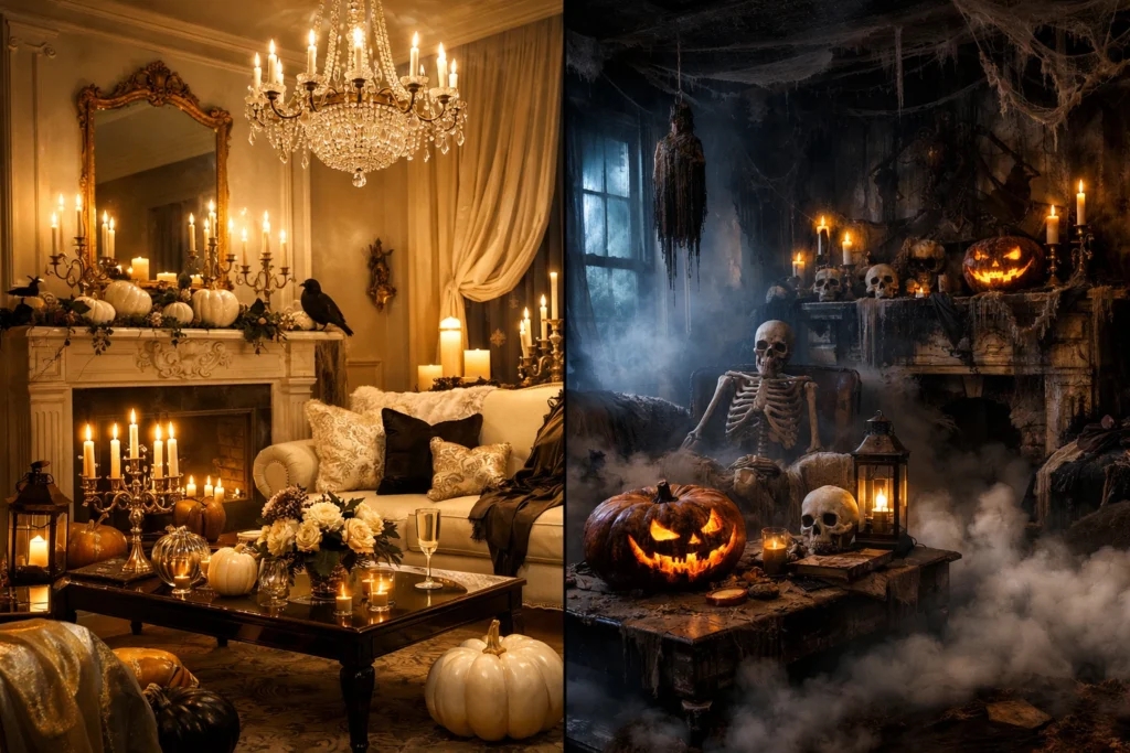 Elegant vs Scary Halloween Decor: Choosing Your Style