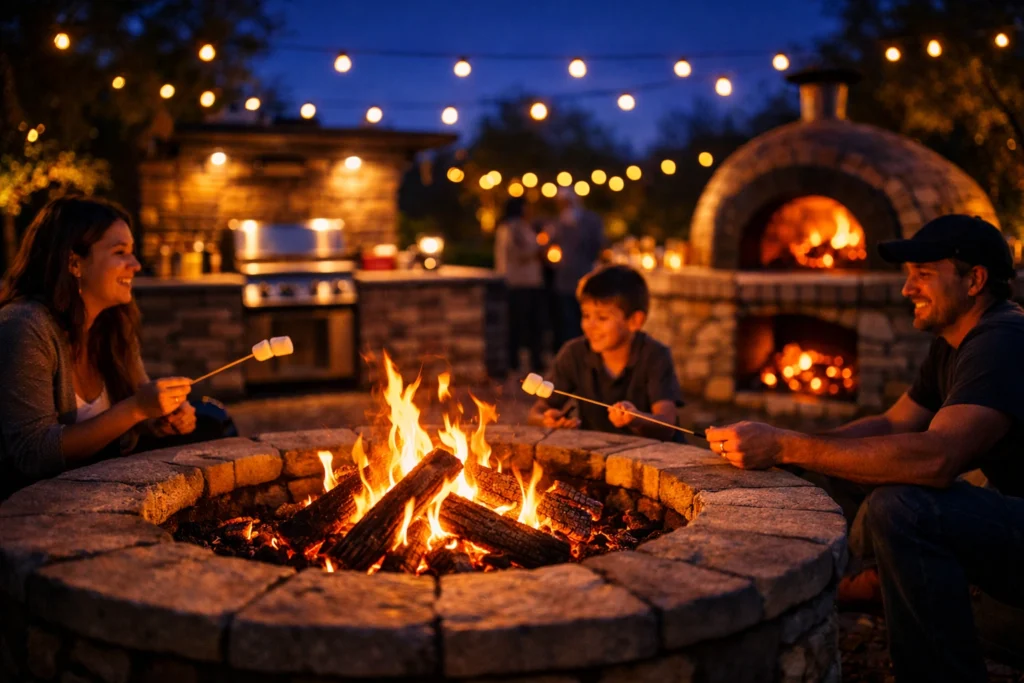 Fire Pit and BBQ Combo Ideas for the Ultimate Backyard