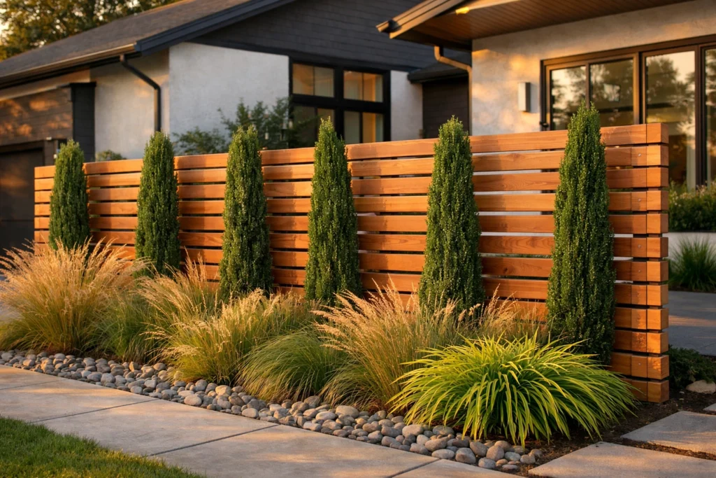 How to Add Privacy to Your Modern Front Yard With Style