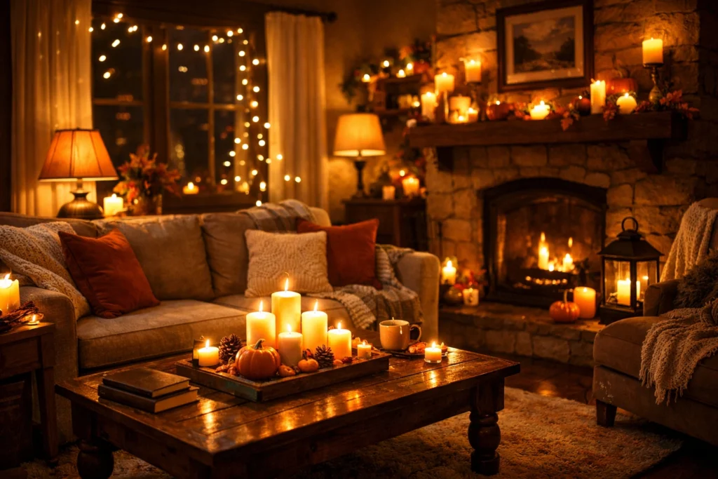 10. Lighting Ideas to Create a Warm Autumn Ambiance