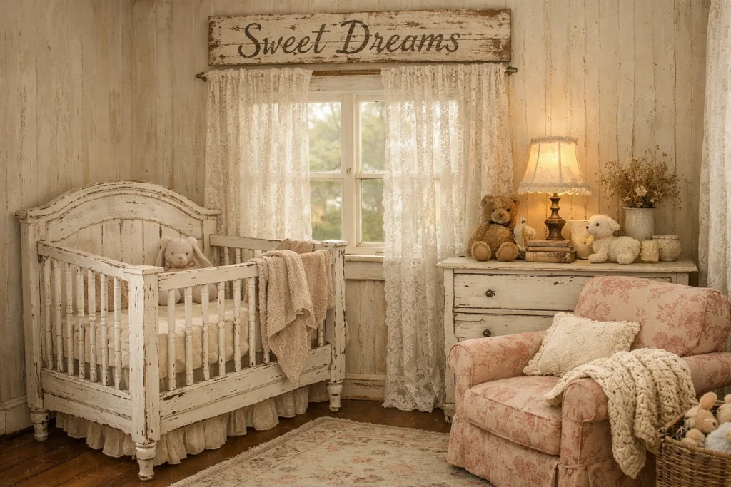 Shabby Chic and Rustic Vintage Nursery Ideas for a Cozy Feel