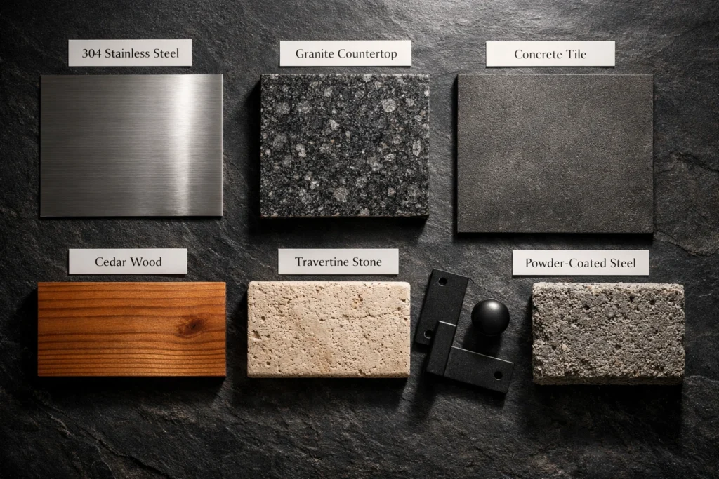 Best Materials and Finishes for a Durable Outside Barbecue Area