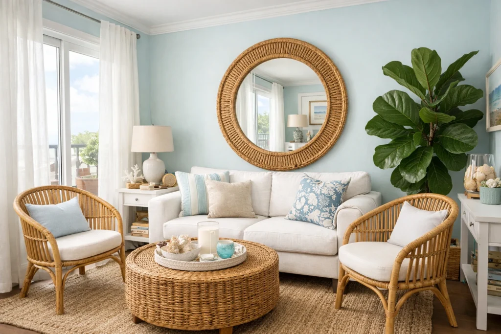 Coastal Summer Living Room Ideas for Small Spaces and Apartments