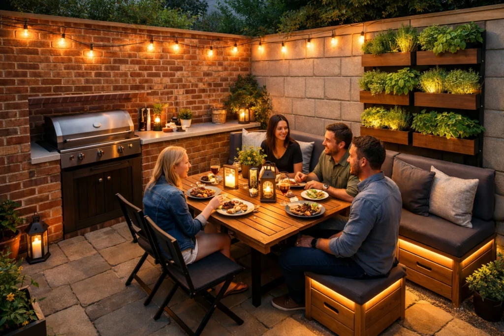 Small Garden Barbecue Area Ideas That Maximize Every Square Foot