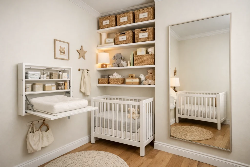 11. Small Nursery Remodel Ideas That Maximize Every Square Inch