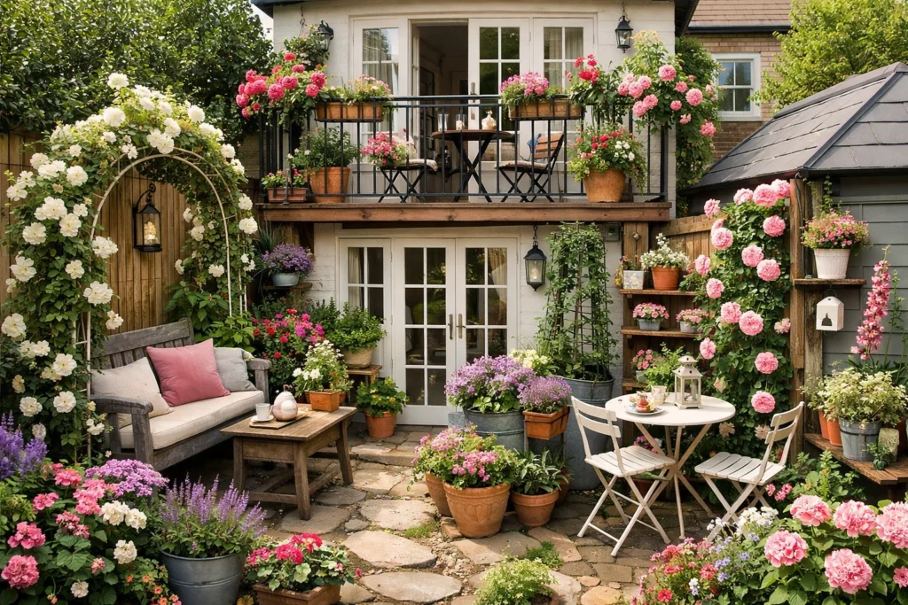 Small Space Romantic Cottage Garden Ideas