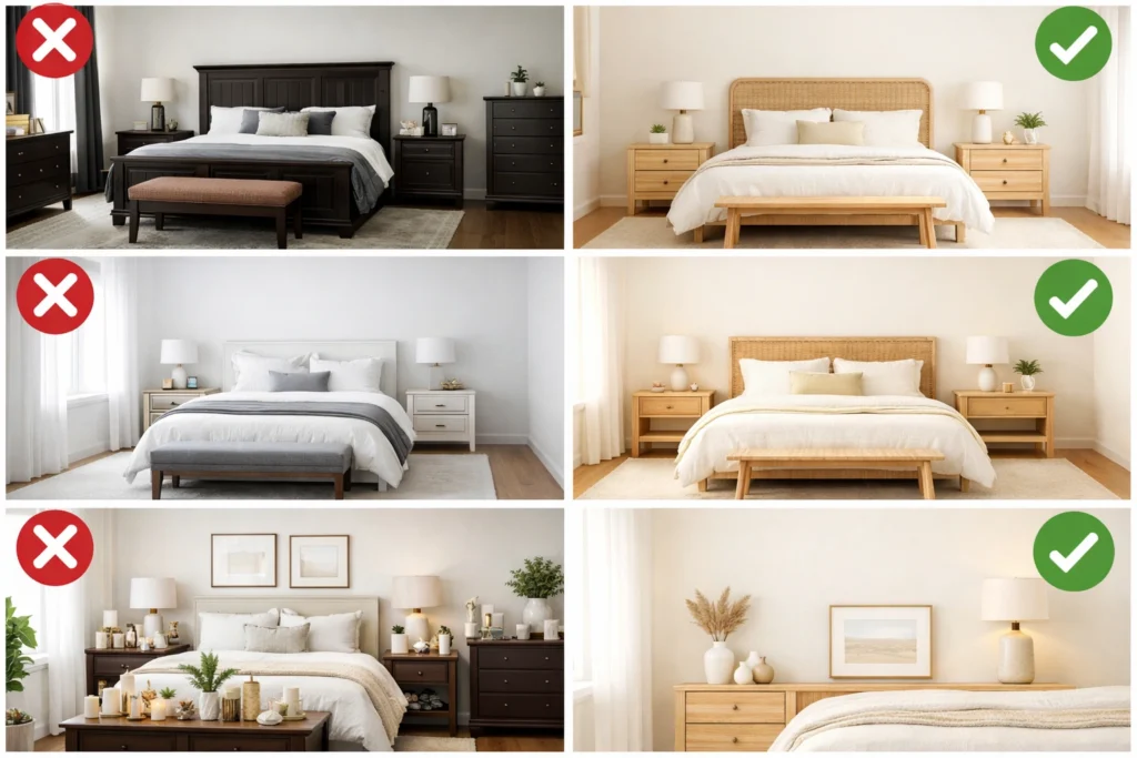 Common Mistakes to Avoid When Creating a Light and Airy Summer Bedroom