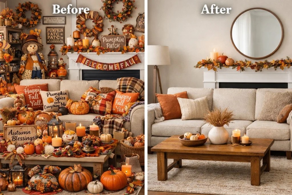 12. Common Mistakes to Avoid When Decorating for Fall