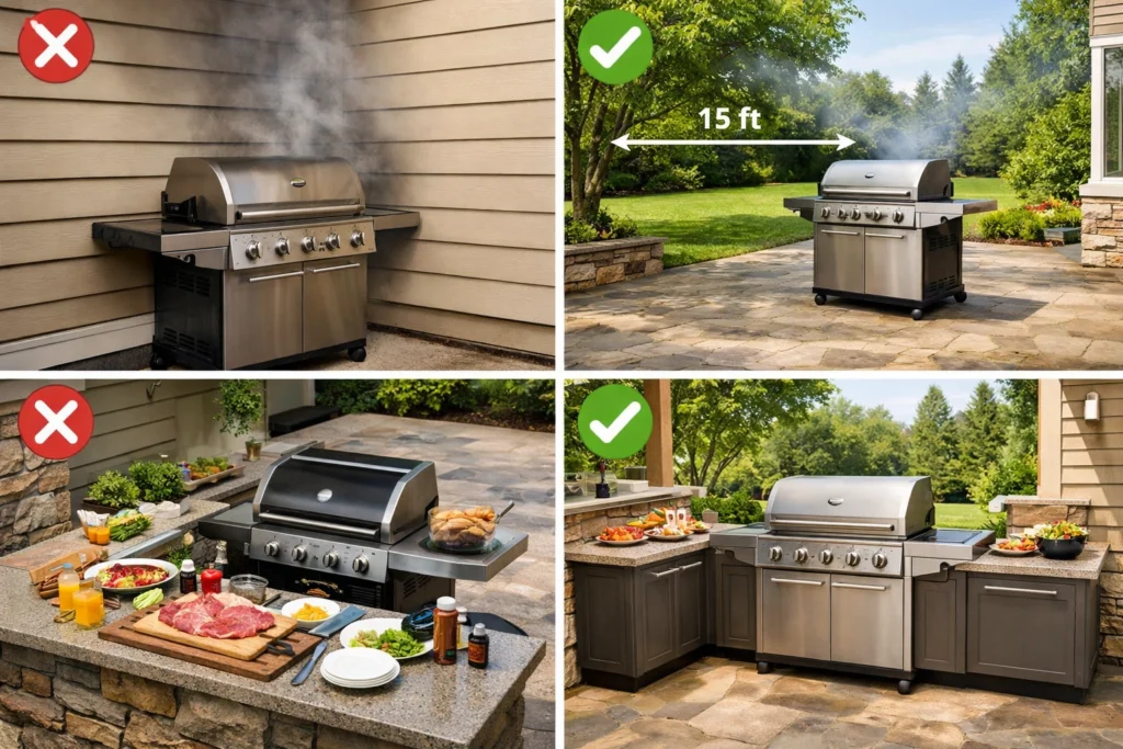 Common Outside Barbecue Area Mistakes to Avoid When Designing