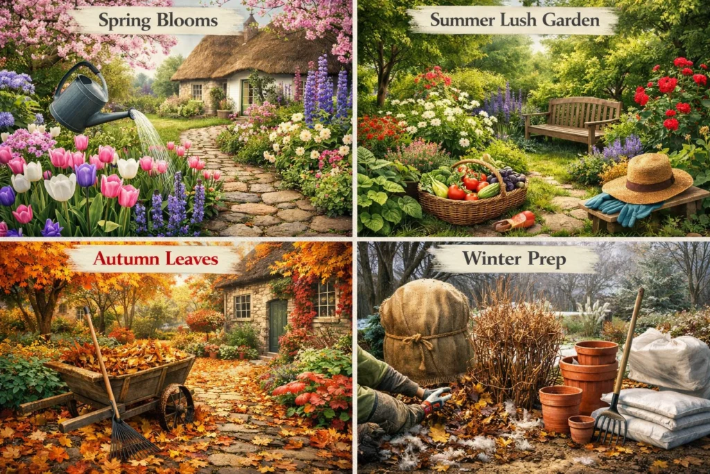 Seasonal Care Tips for Cottage-Style Gardens