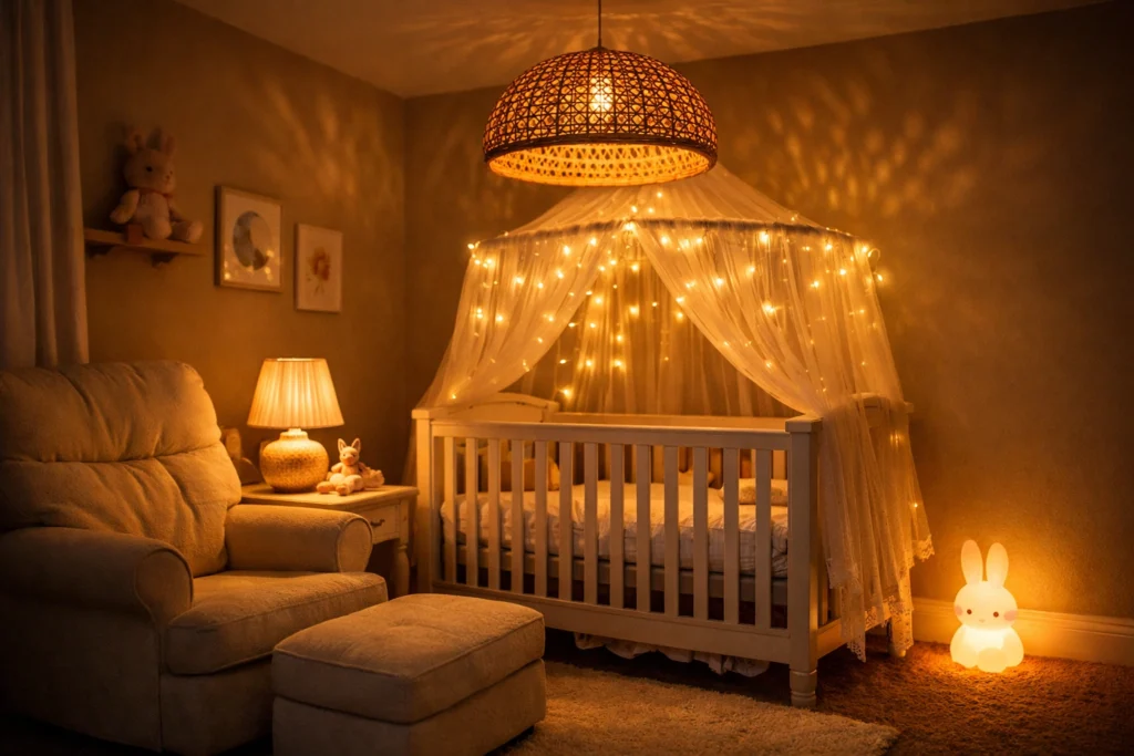 Girls' Nursery Lighting Ideas That Create the Perfect Mood