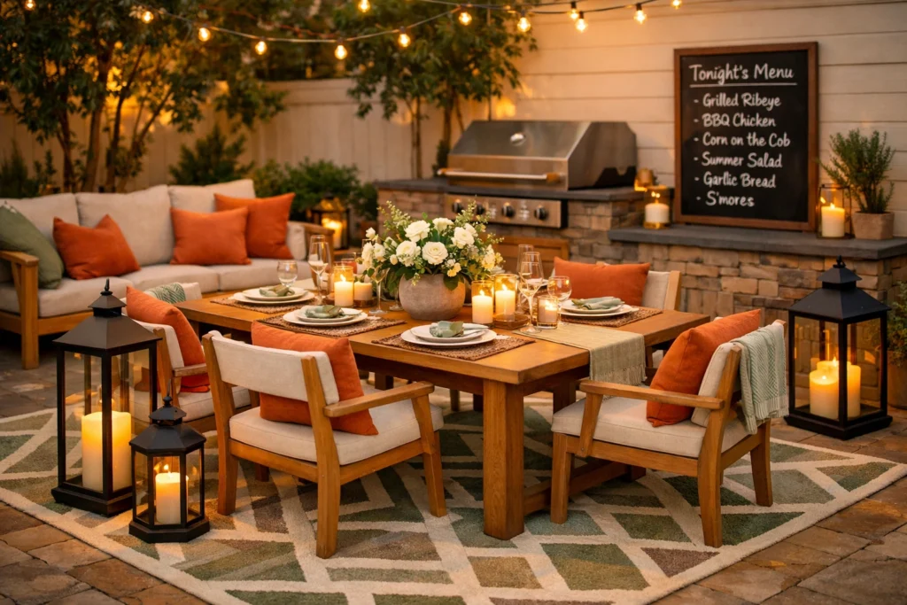 How to Decorate Your BBQ Patio Like a Design Expert