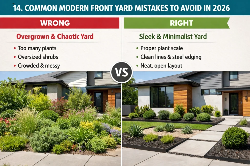 Common Modern Front Yard Mistakes to Avoid in 2026