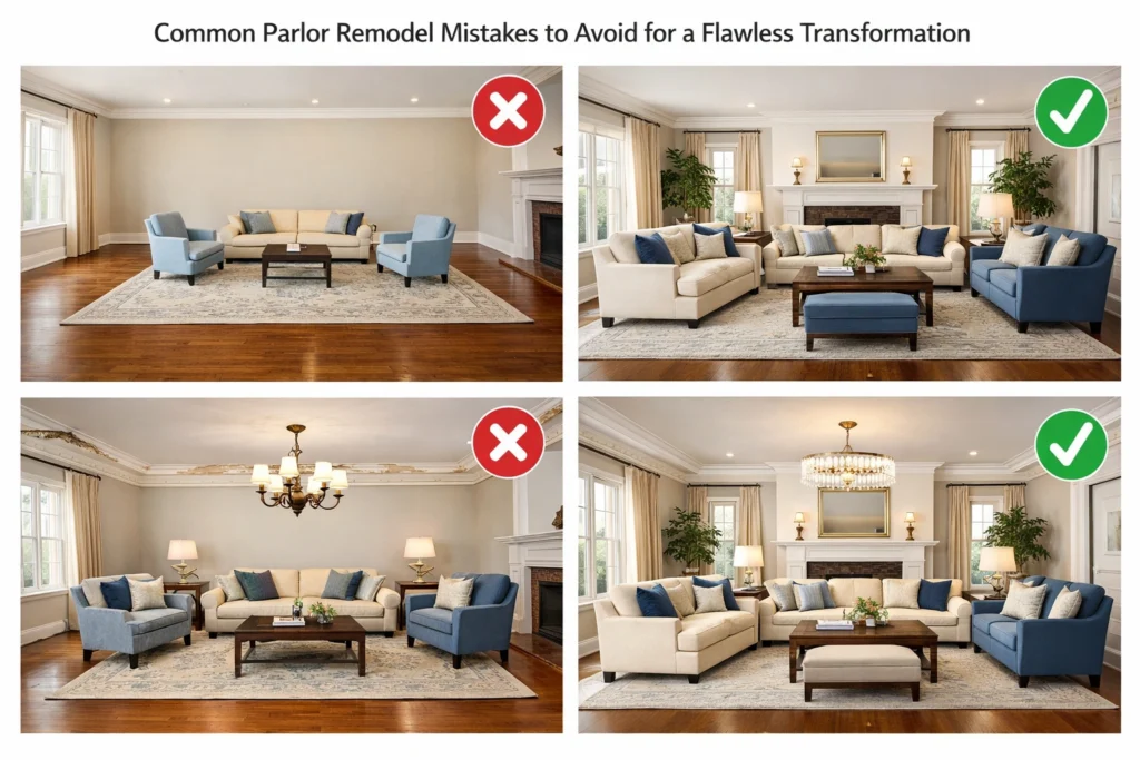 Common Parlor Remodel Mistakes to Avoid for a Flawless Transformation