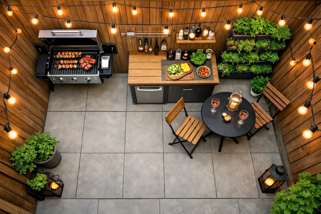 Best Outside Barbecue Area Ideas for Small Backyards and Tight Spaces