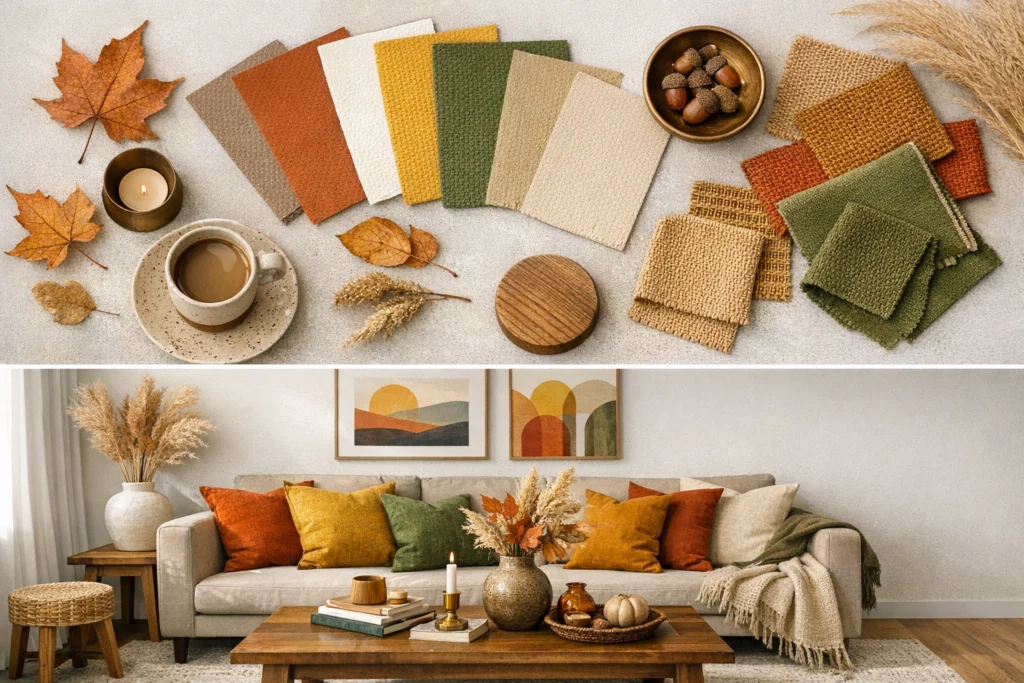 2. Choosing the Right Fall Color Palette for Your Living Room