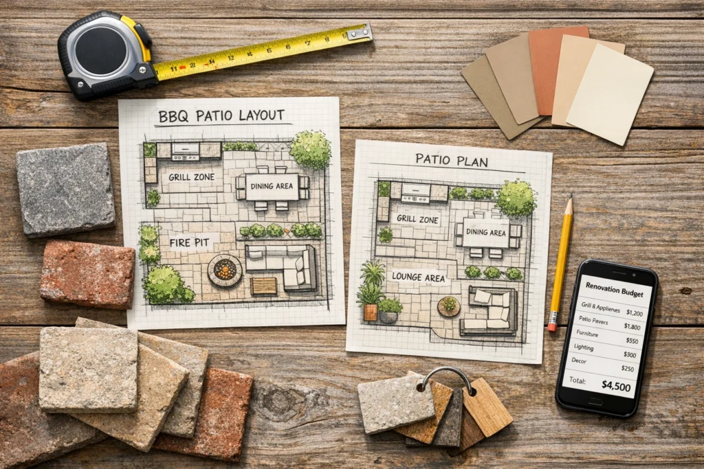 How to Plan Your BBQ Patio Backyard Layout the Smart Way