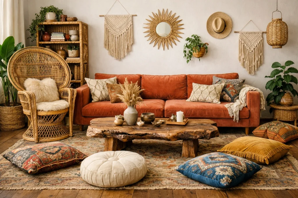 3. Best Boho Living Room Furniture Ideas That Set the Right Tone