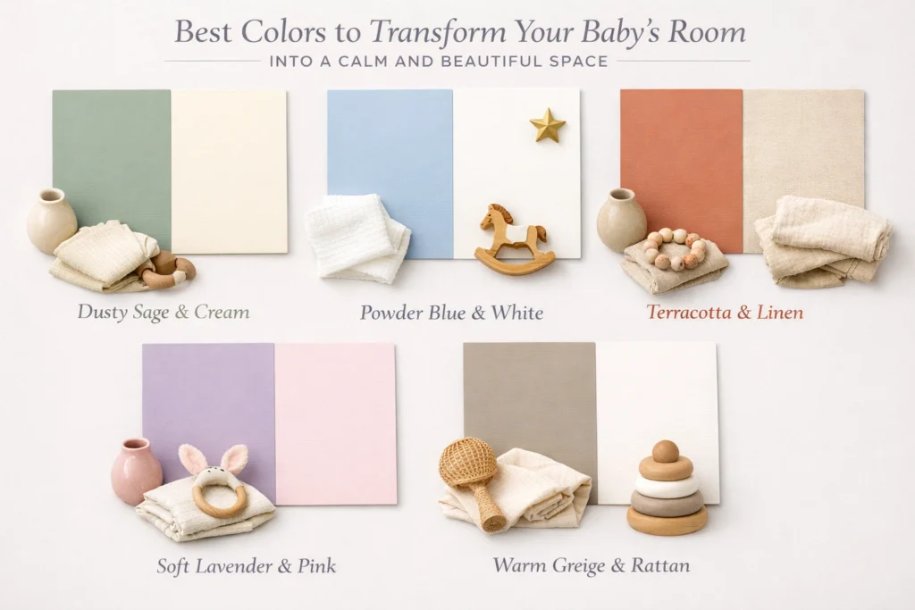Best Colors to Transform Your Baby's Room Into a Calm and Beautiful Space