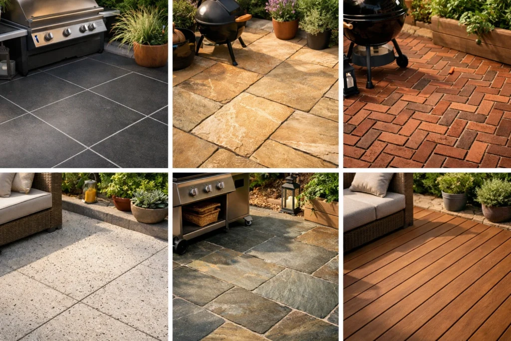 Best Paving and Flooring Ideas for a Garden Barbecue Area
