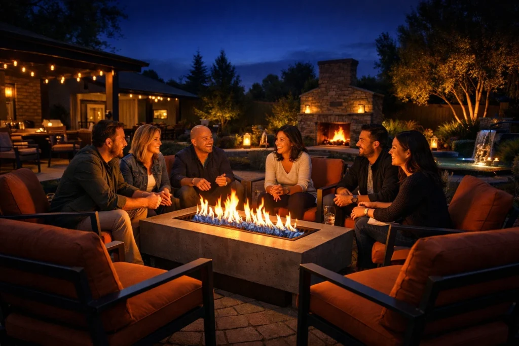 Fire Pit and Outdoor Fireplace Trends for Cozy Backyard Living