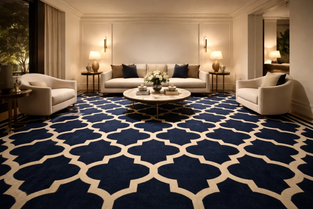 4. Bold and Patterned Carpet Ideas That Make Your Living Room Instantly Unforgettable