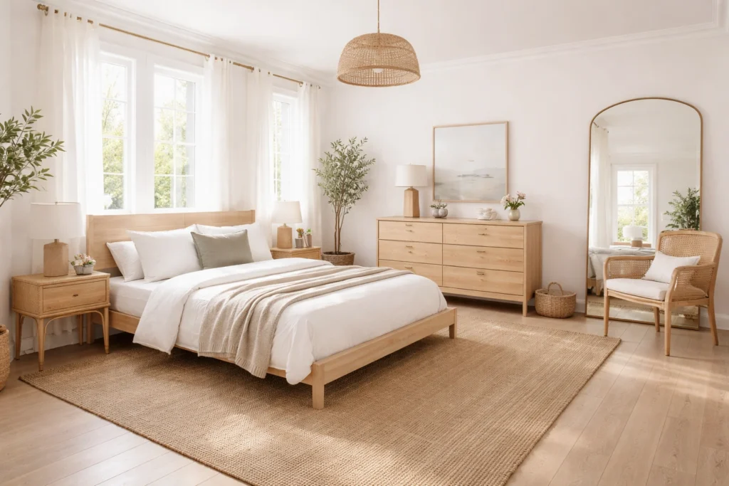 Best Furniture Choices for a Light and Airy Summer Bedroom Design