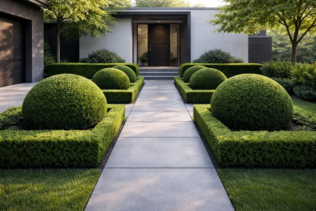 Best Shrubs and Hedges for a Clean Modern Front Yard Look