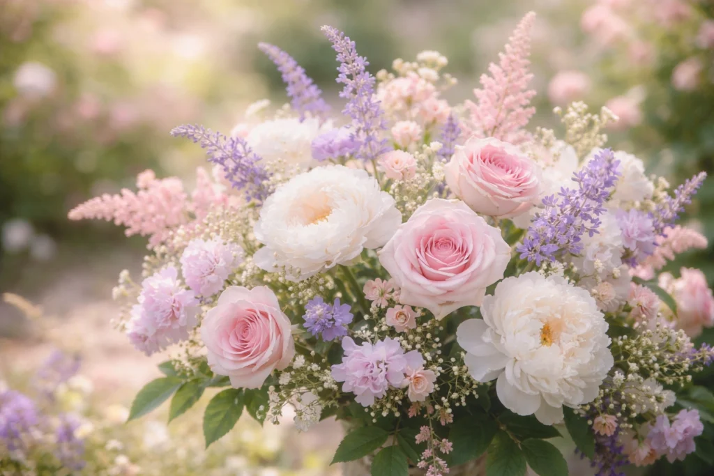 How to Choose Flowers for a Soft and Romantic Look