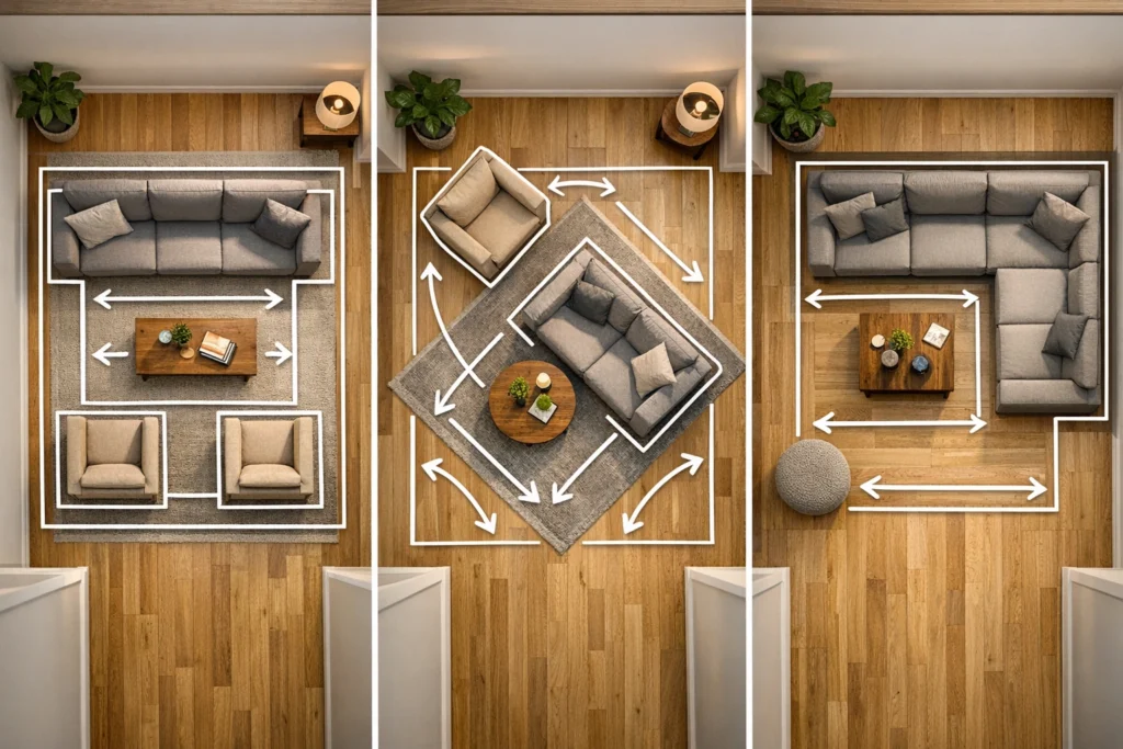 Tiny Living Room Furniture Arrangements That Actually Work