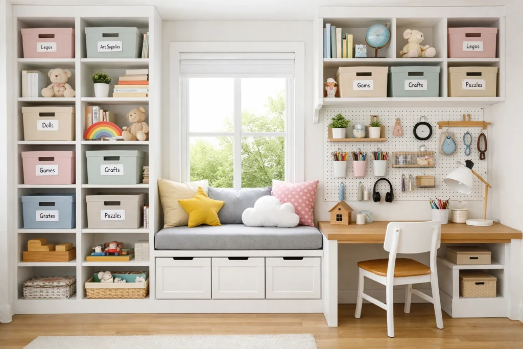 Best Storage and Organization Ideas for a Kids Room Remodel