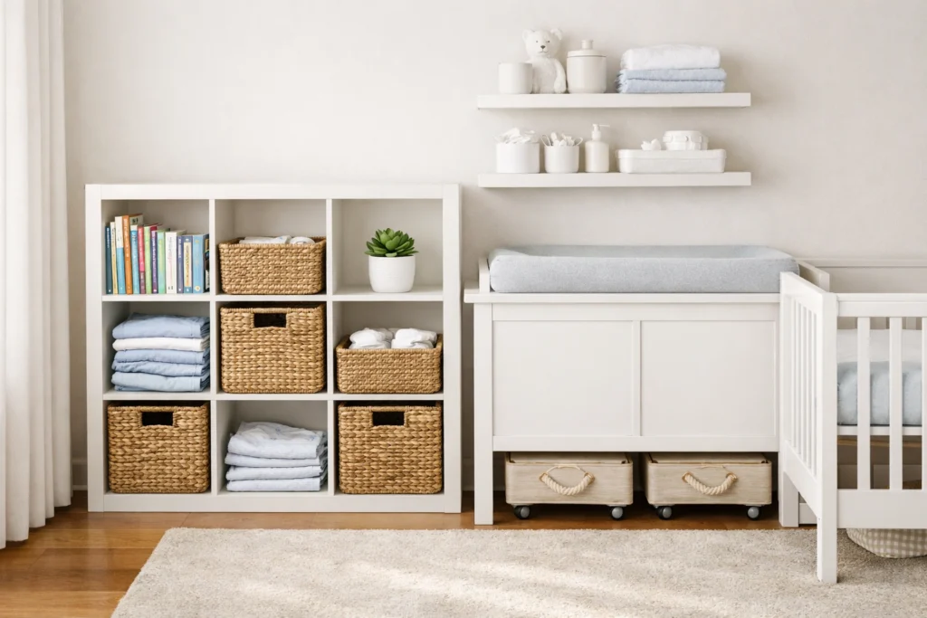 Boys Nursery Storage Ideas That Keep Everything Perfectly Organized