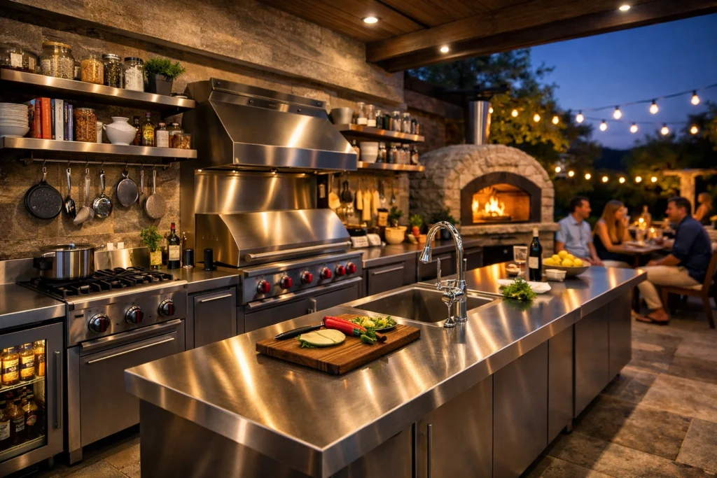 Outdoor BBQ Kitchen Ideas That Wow Every Guest