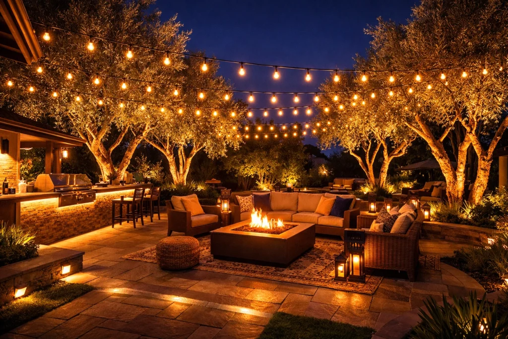 Backyard Lighting Trends That Create Magical Evening Atmospheres
