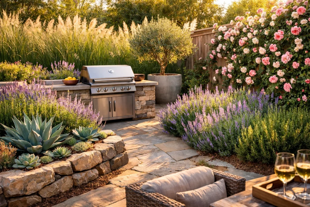 Best Plants and Landscaping Ideas Around Your BBQ Area