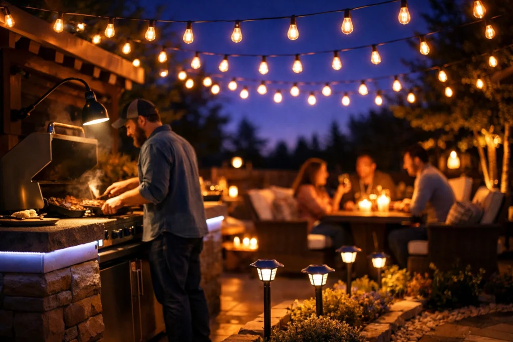How to Add the Perfect Lighting to Your BBQ Backyard