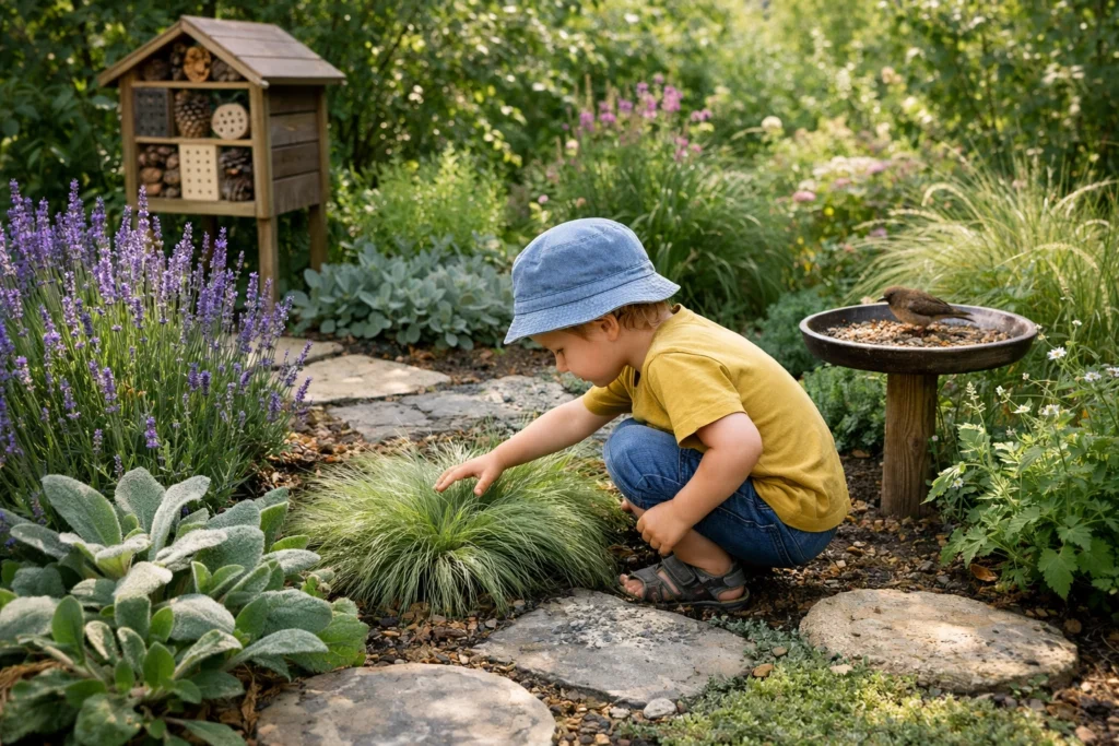 Small Backyard Sensory and Nature Play Ideas for Young Children