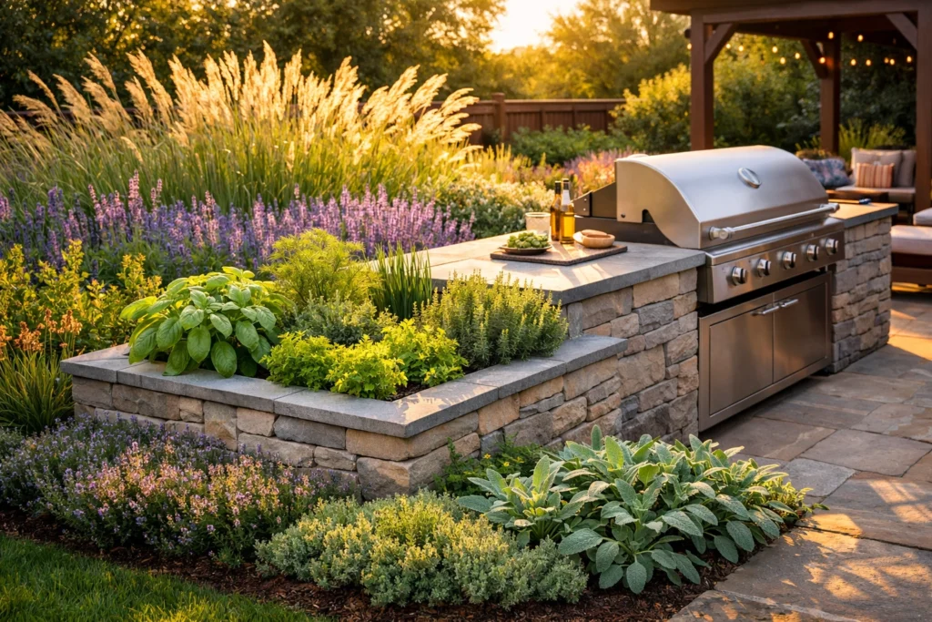 Best Plants and Landscaping Ideas Around Your Garden BBQ Area