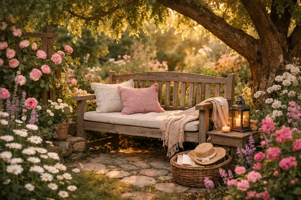 Creating Cozy Seating Areas in Romantic Cottage Gardens