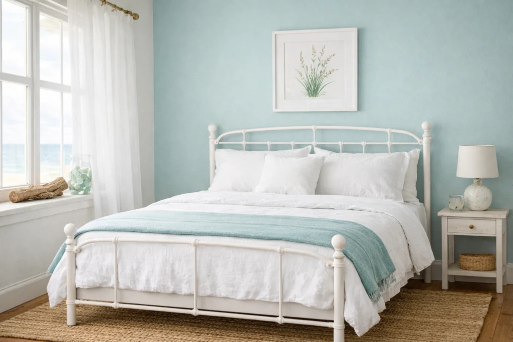 How to Create a Coastal Light and Airy Summer Bedroom on Any Budget