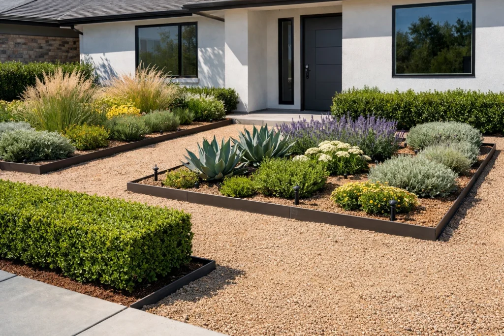 How to Create a Low Maintenance Modern Front Yard in 2026
