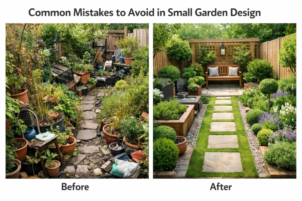 Common Mistakes to Avoid in Small Garden Design
