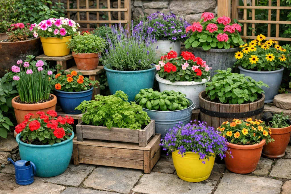 Container Gardening Ideas for Small Gardens