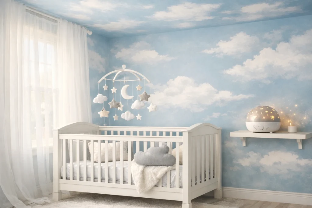 Idea 4 — Neutral Dreamy Nursery Design That Grows With Your Baby