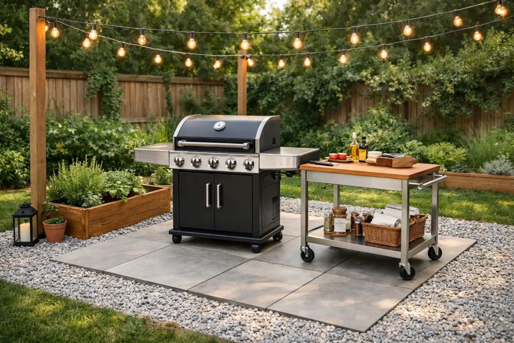 Idea 7 — Budget Friendly Outdoor Grill Area Ideas That Look Expensive
