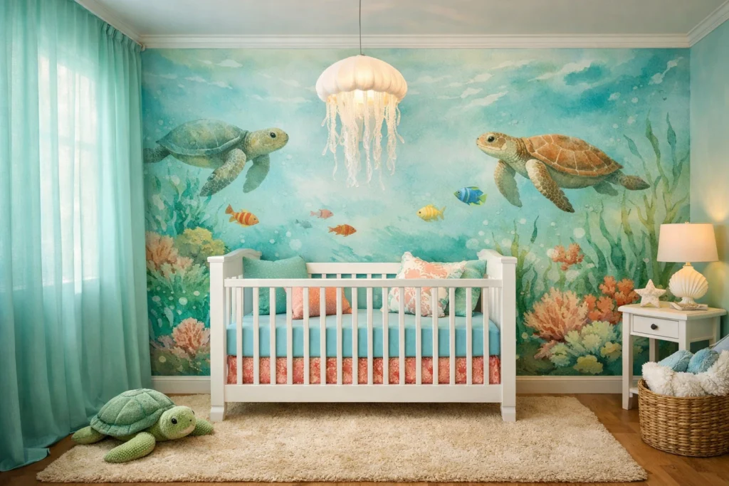 Theme 3 — Under the Sea: Ocean Nursery for a Dreamy Aquatic Adventure